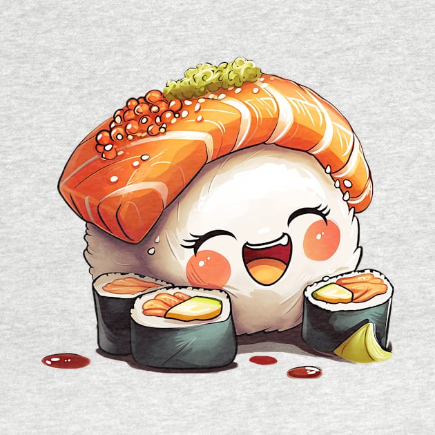 kawaii sushi by Ninja banana